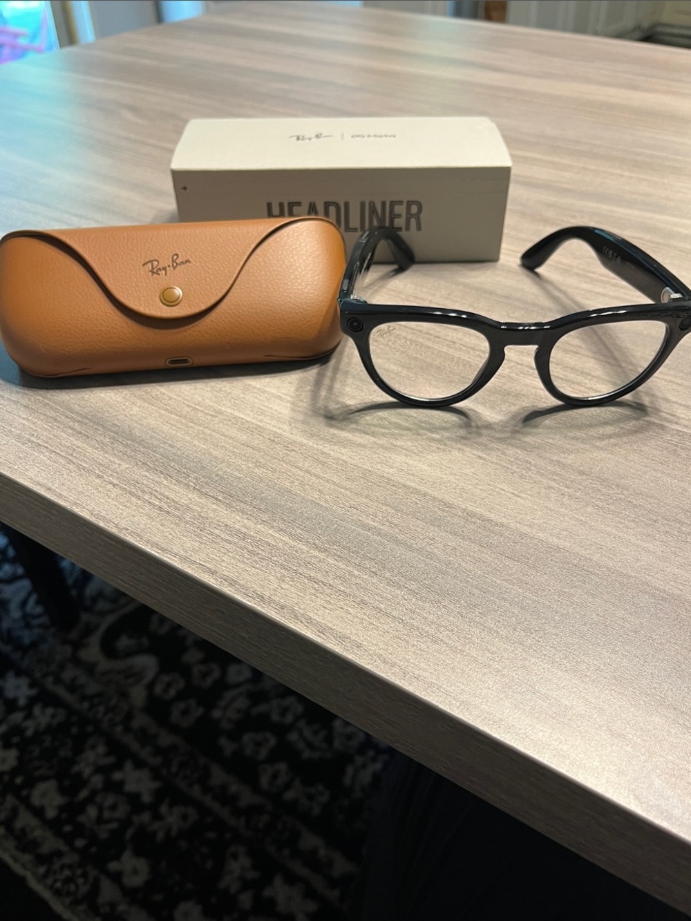 Ray-Ban AI Headliner Glasses-Worn twice